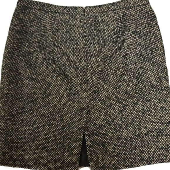 MICHAEL KORS WOOL BLEND  TWEED MINI SKIRT 14 - Picture 5 of 7